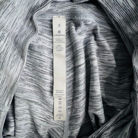 Lululemon High Times Pant Size 8 We Are From Space Ice Grey Alpine White - Picture 9 of 9